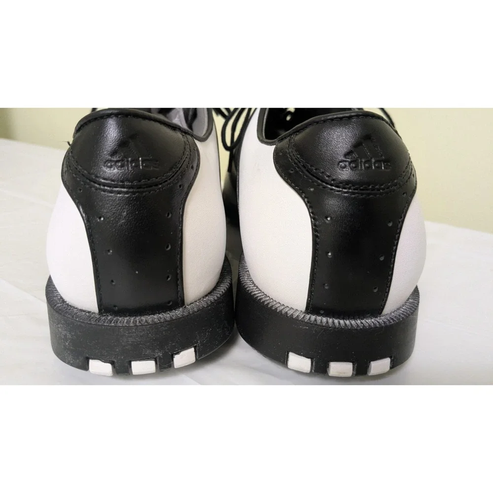 NWT Adidas Saddle Ritual Traditional Spike Golf Shoes 676763 White Black Size 11